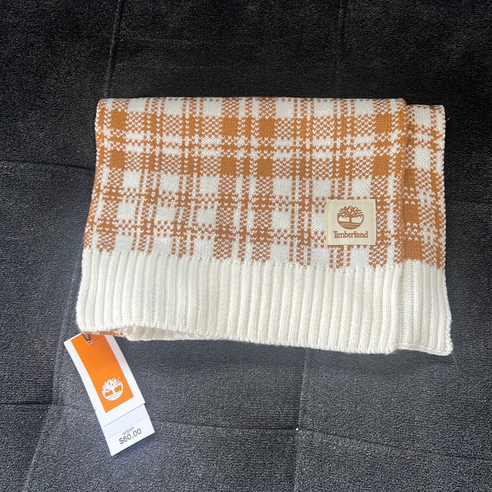 NWT Timberland Plaid Scarf